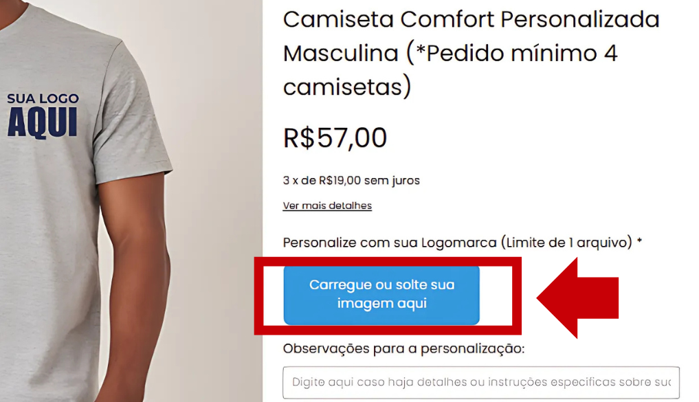 PASSO A PASSO CAMISETAS UNIFORME PERSONALIZADAS MASCULINAS COMFORT 02